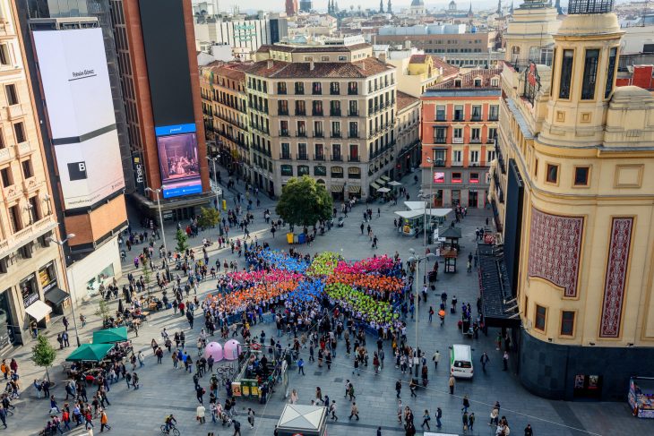 ESN raising awareness activitiy Madrid